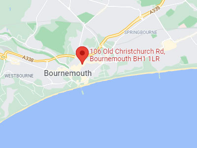 Bournemouth Data Centre Map